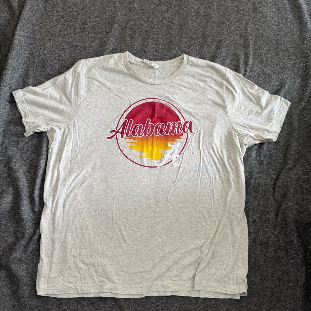 Bella Canvas Off-White Short Sleeve Alabama Tee